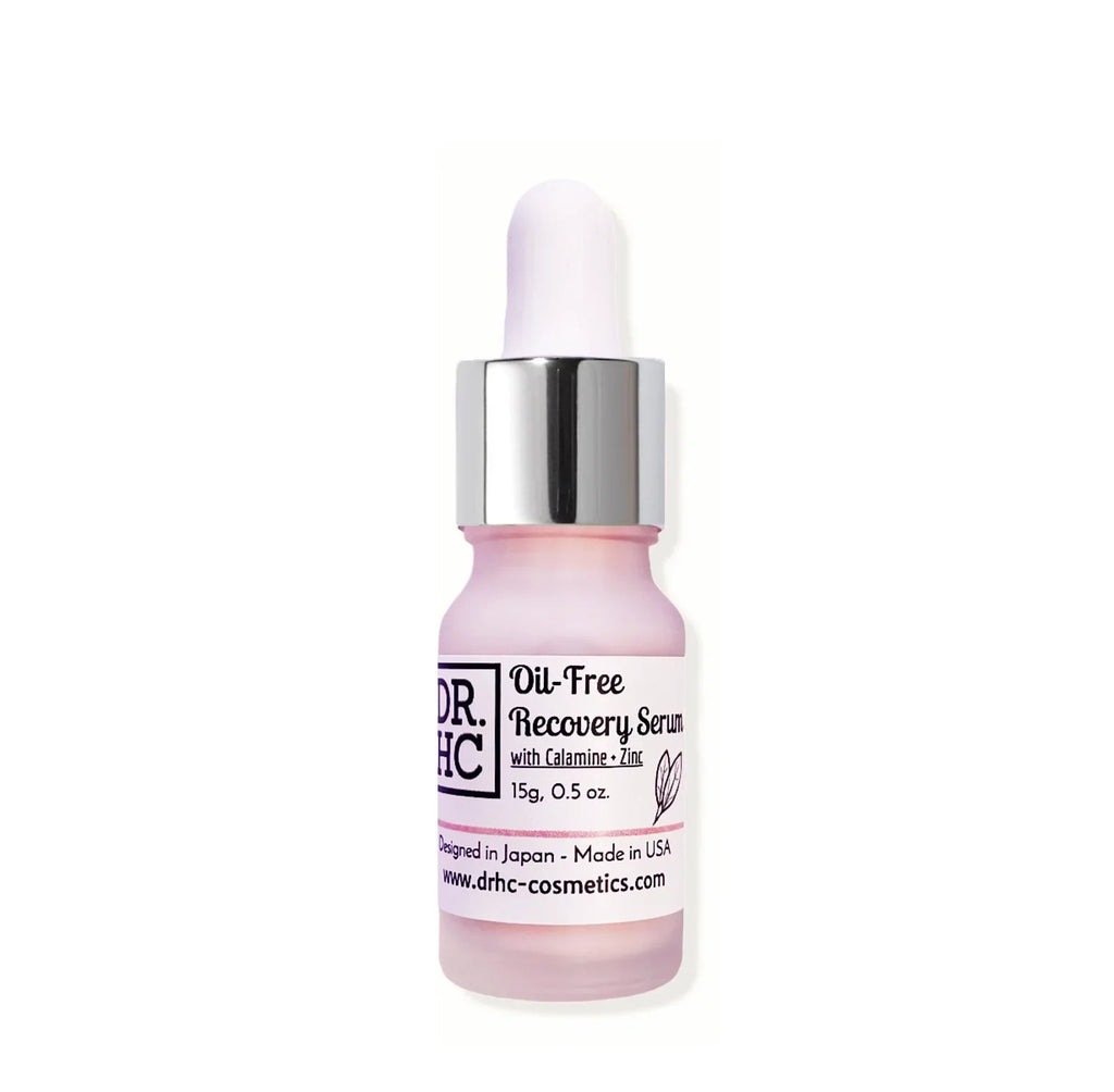 DR.HC Oil-Free Recovery Serum (15g, 0.5oz.) (with Zinc, Calamine & Minerals) (Anti-acne, Oil balancing, Skin recovery, Pore shrinking...)-2