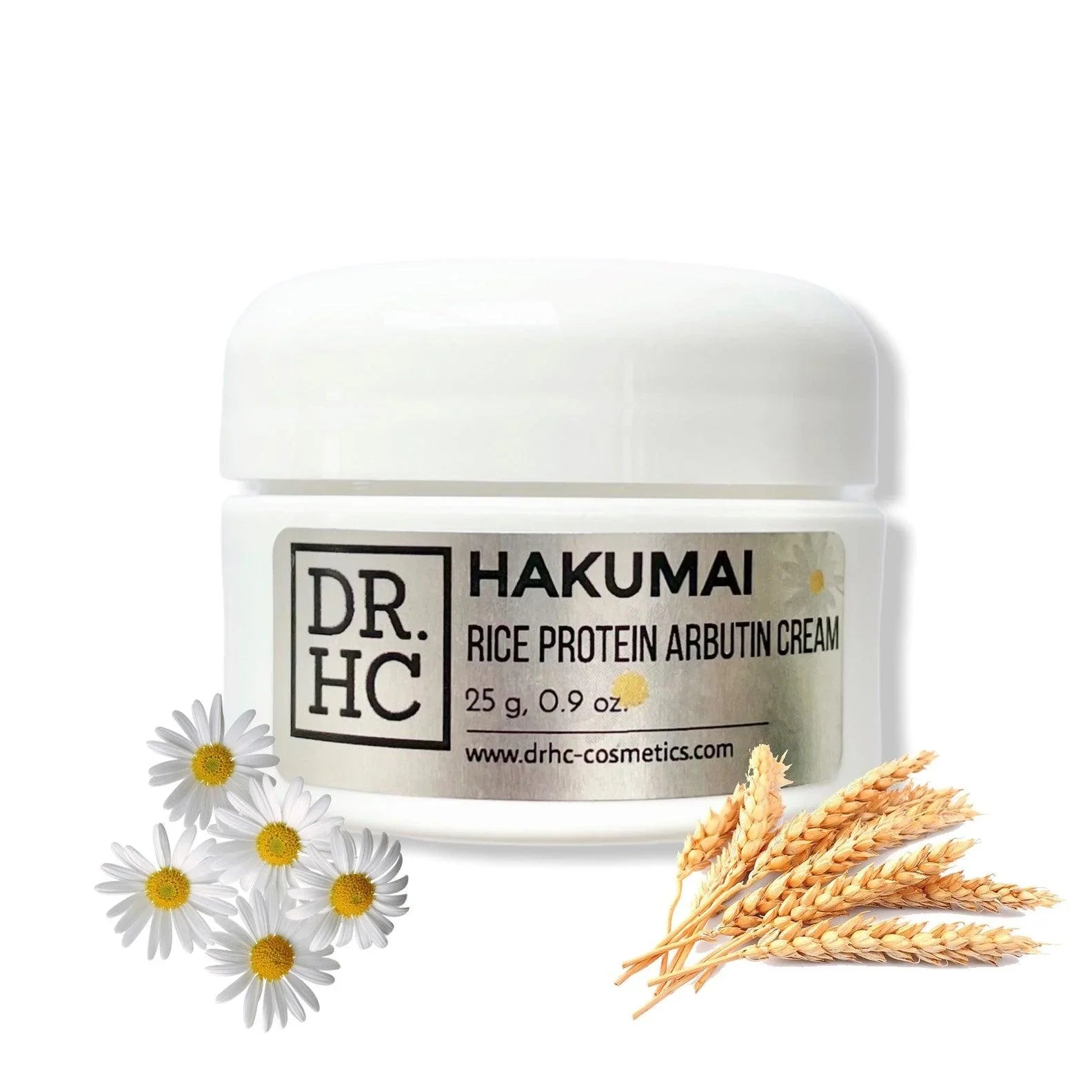 DR.HC Hakumai Rice Protein Arbutin Cream (25~40g, 0.9~1.4oz) (Skin brightening, Anti-acne, Anti-blemish, Anti-aging...)-2